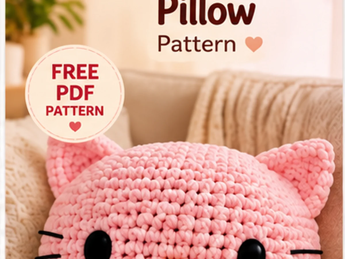 Cat Plushie Pillow