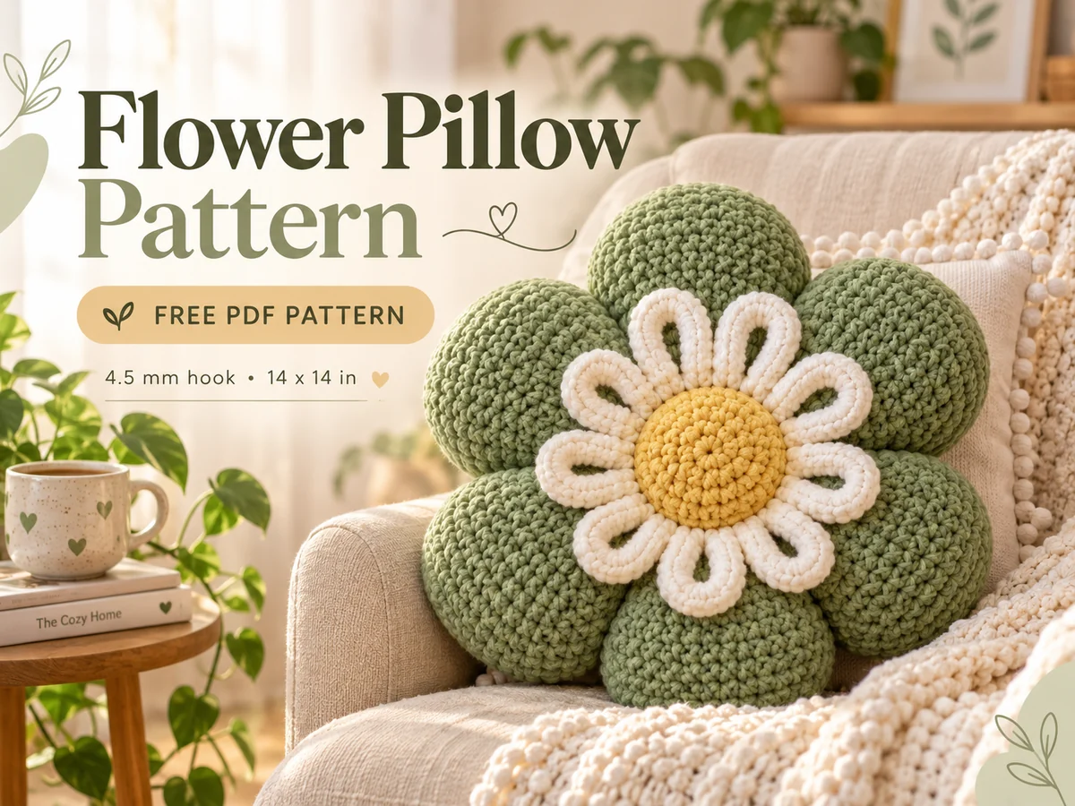 Flower Pillow Pattern